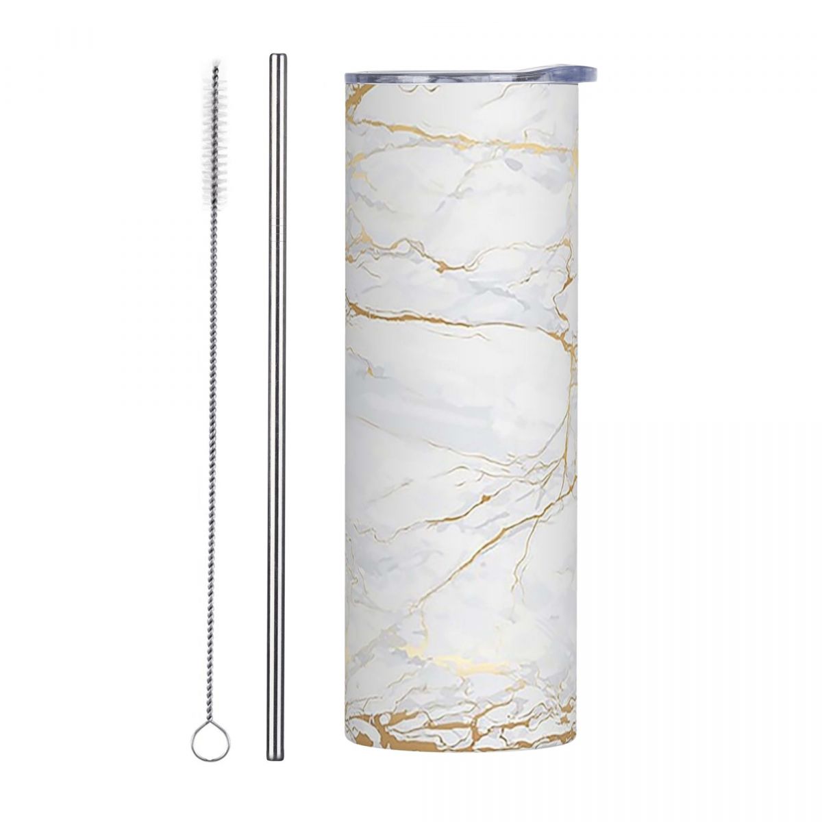 Copo Térmico de Aço Inoxidável - Tumbler 20Oz White avaliação e preço