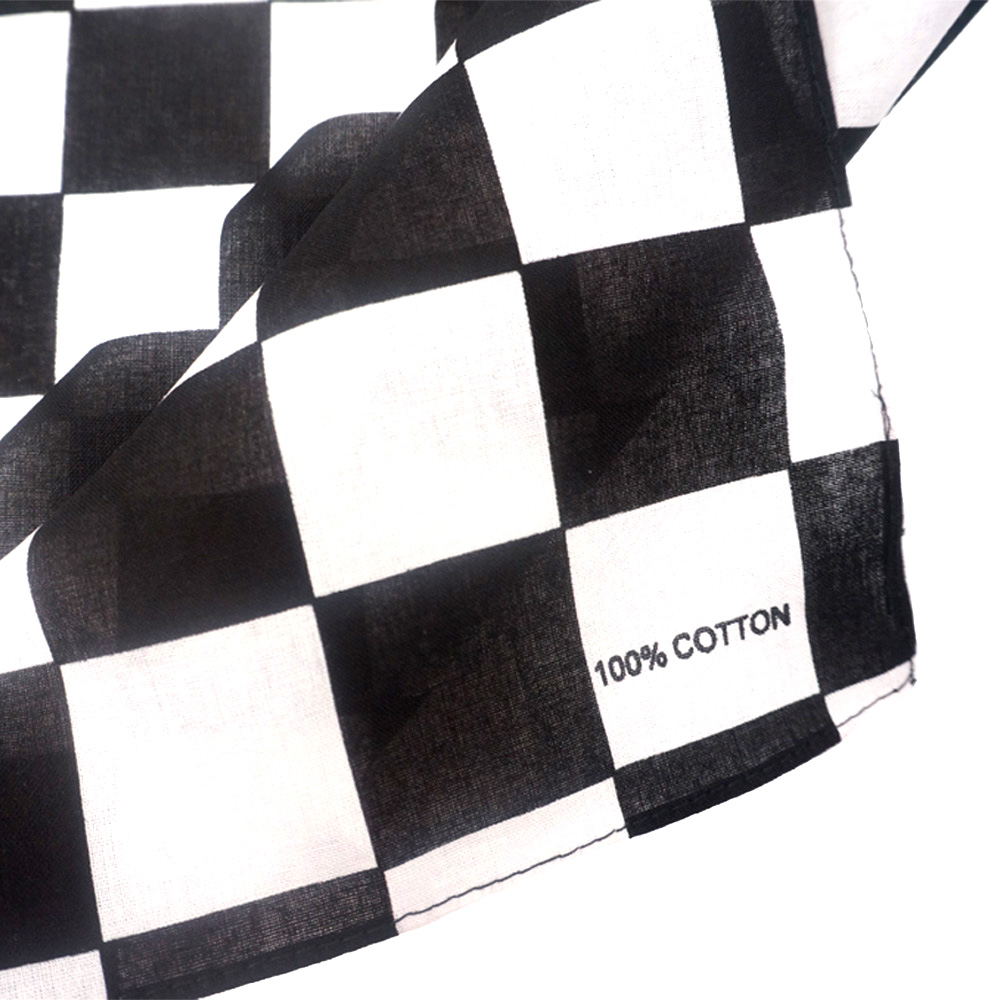 Máscara facial de algodão quad - Bandana Blank White avaliação e preço