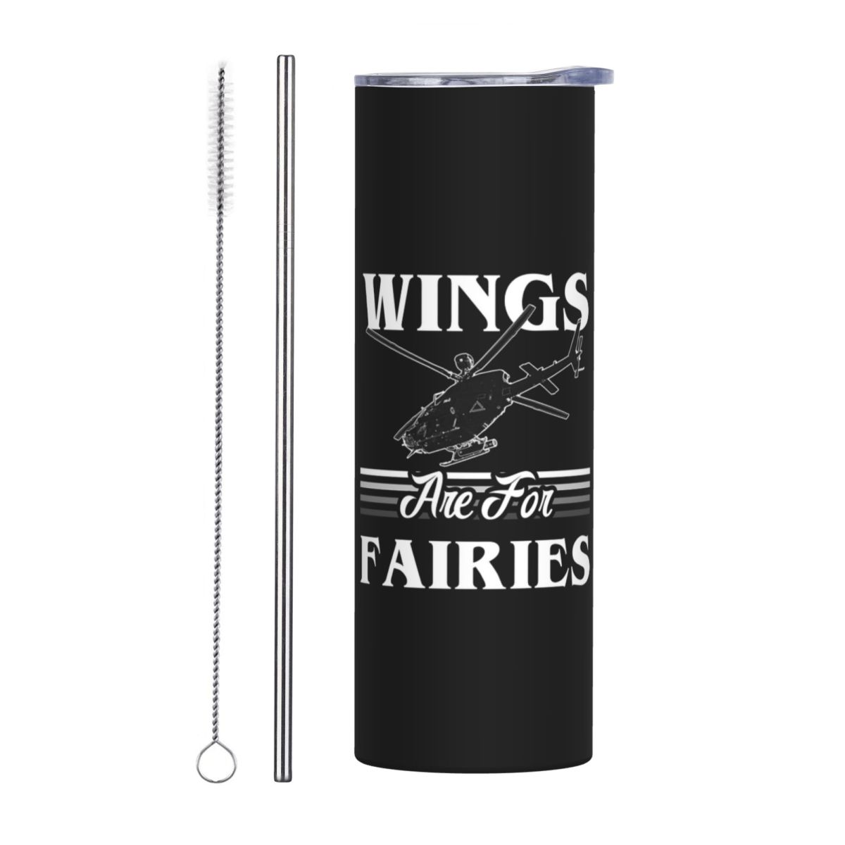 Asas São Para Fadas Piloto de  - Tumbler 20Oz White avaliação e preço